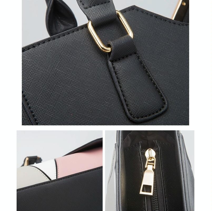 Women's Versatile Handbag Set - Navy Blue