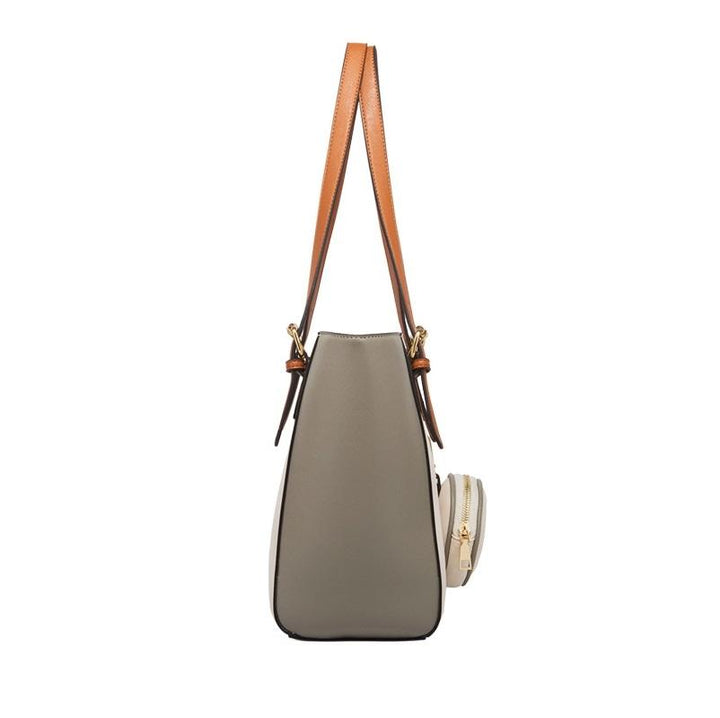 Women's Large Capacity 3-in-1 Fashion Handbag - Coffee