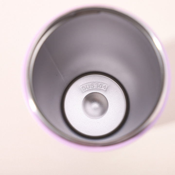 304 Stainless Steel Insulated Tumbler,Cartoon Design Portable Straw Cup for Home and Office(yellow)