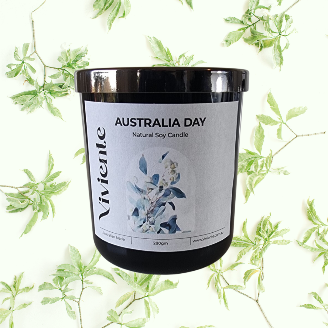 Viviente Natural Soy Candle Australia Day | Confetti Living
