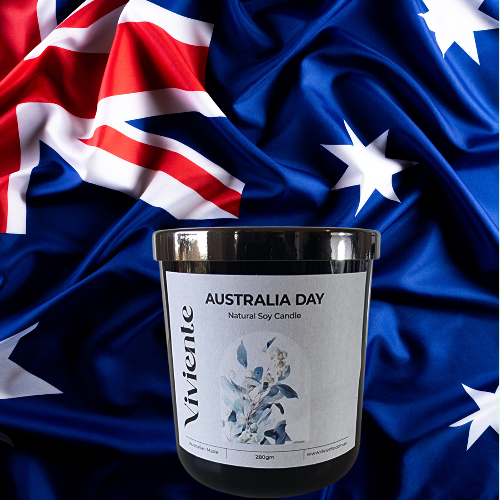 Viviente Natural Soy Candle Australia Day | Confetti Living