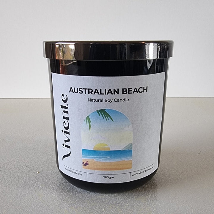 Viviente Natural Soy Candle Australian Beach | Confetti Living