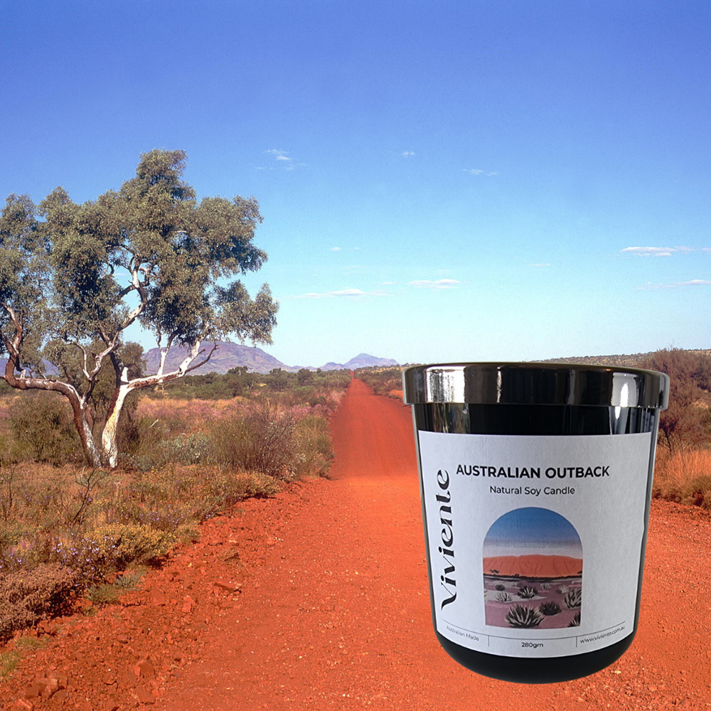 Viviente Natural Soy Candle Australian Outback | Confetti Living