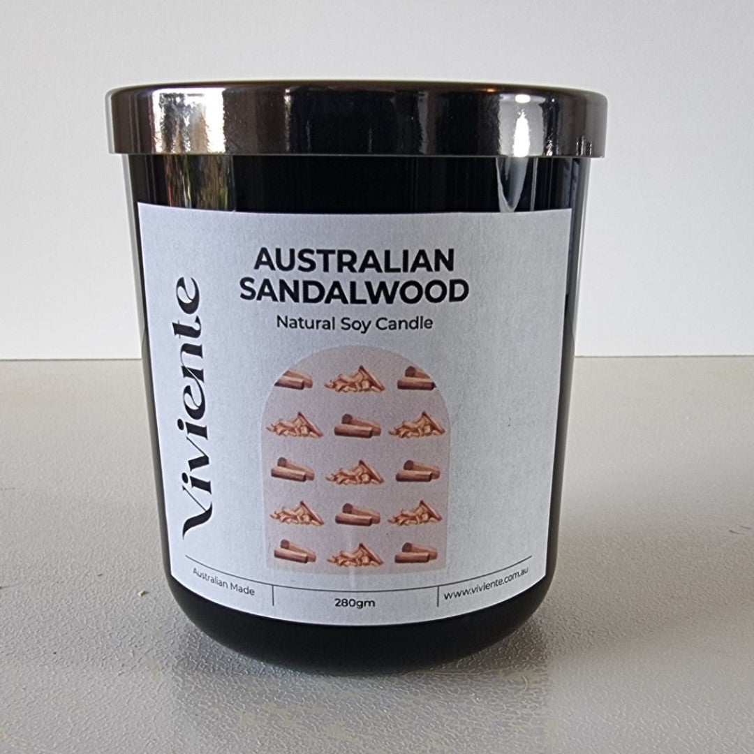 Viviente Natural Soy Candle Australian Sandalwood | Confetti Living