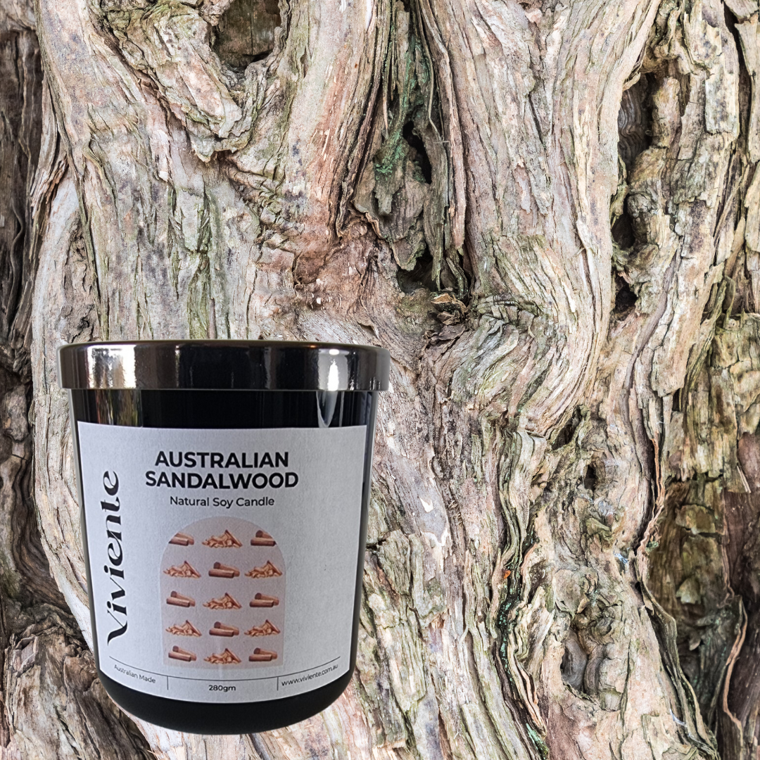 Viviente Natural Soy Candle Australian Sandalwood | Confetti Living