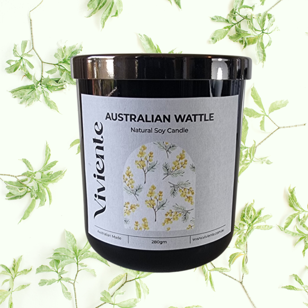 Viviente natural Soy Candle Australian Wattle | Confetti Living