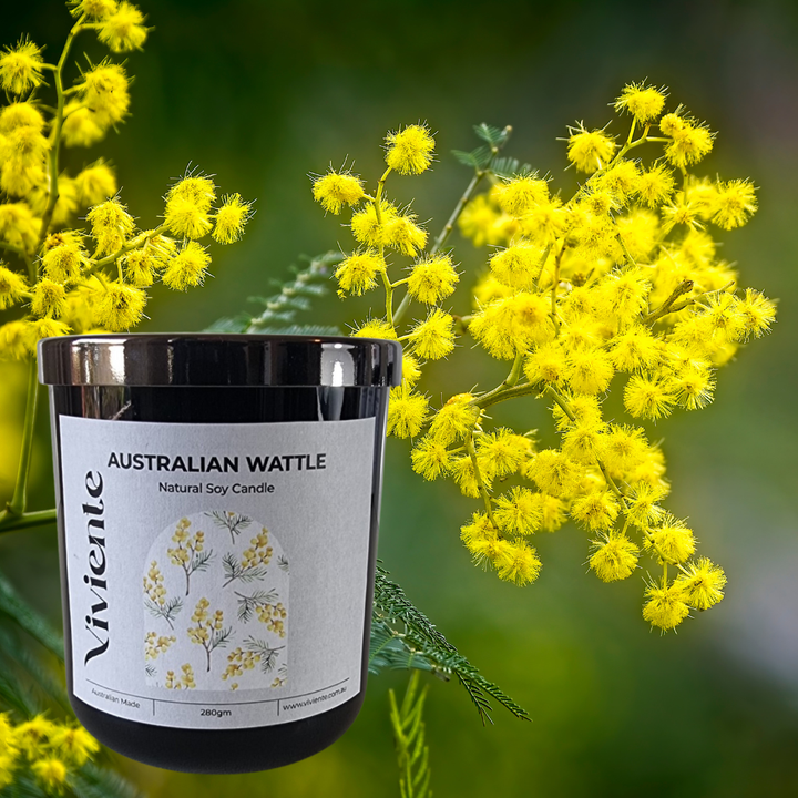 Viviente natural Soy Candle Australian Wattle | Confetti Living