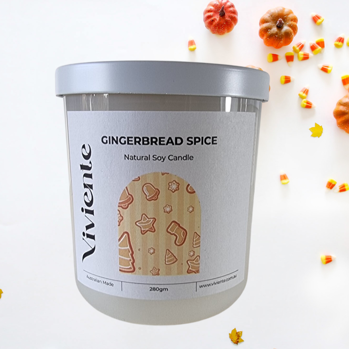 Viviente Natural Soy Candle Gingerbread Spice | Confetti Living