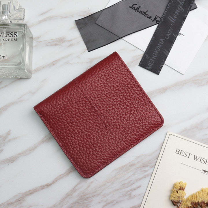 Women's Multifunctional Leather Wallet in Wine Red | Confetti Living