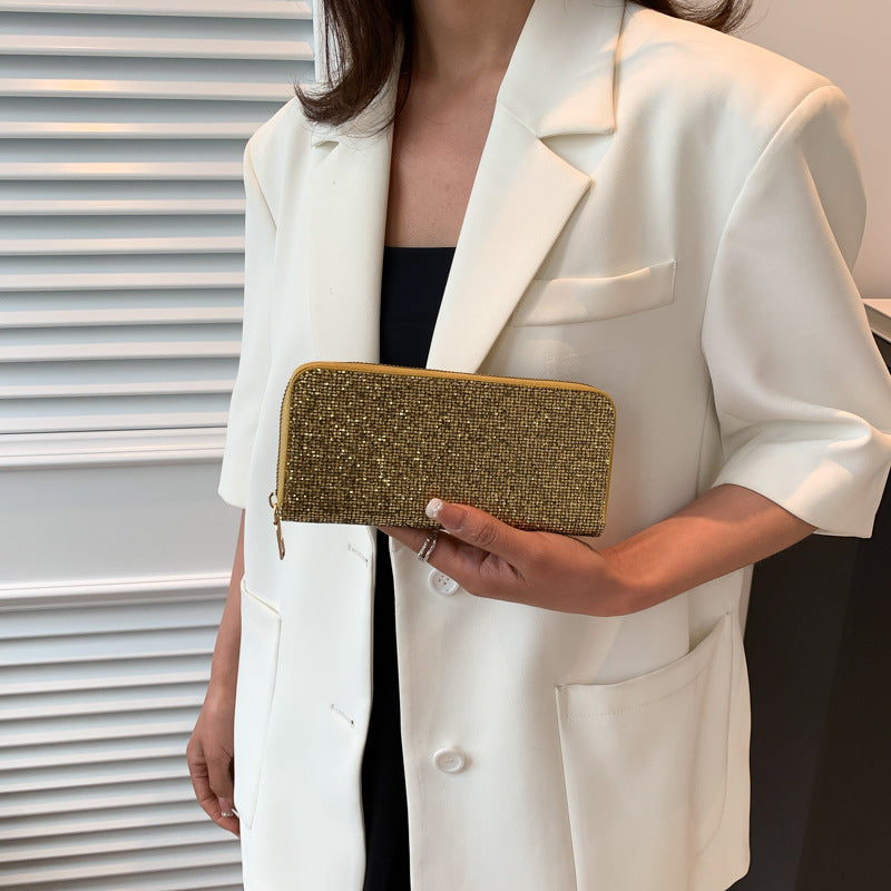 Women's Sequins Compact Clutch Bag | Confetti Living