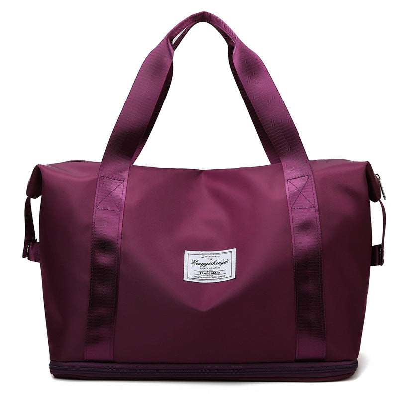 Women's Large Capacity Travel and Fitness Bag in Fuschia | Confetti Living