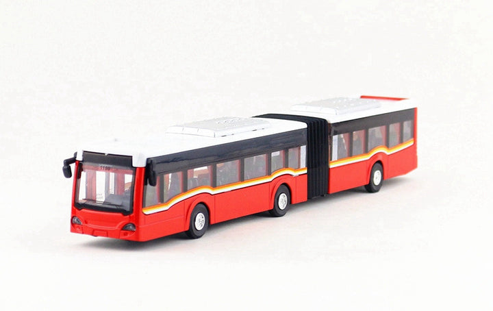 Children's Model Alloy Double-Section Bus in Red | Confetti Living