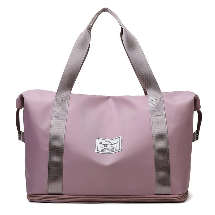 Women's Large Capacity Travel and Fitness Bag in Cherry Blossom Pink | Confetti Living
