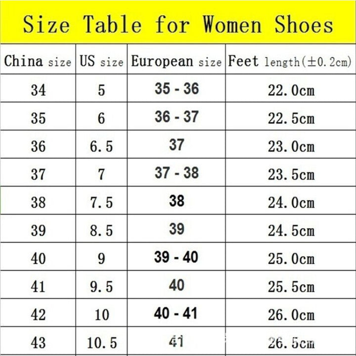 Women's Mid Heel Suede Ankle Boots showing size chart | Confetti Living