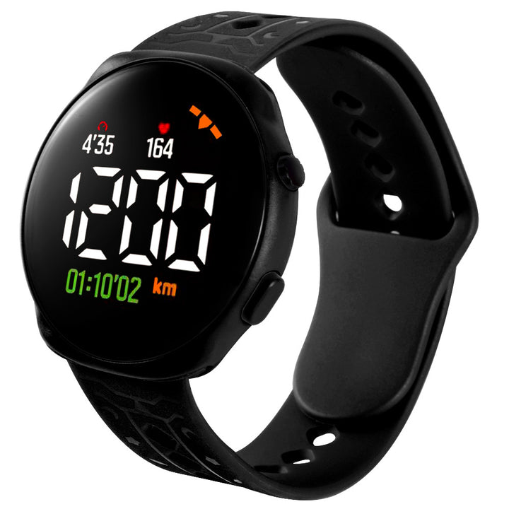 Children's Electronic LED Waterproof Sports Watch in Black | Confetti Living