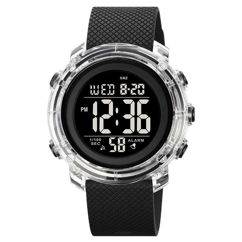Men's And Women's Electronic Multifunctional Watch in Black | Confetti Living