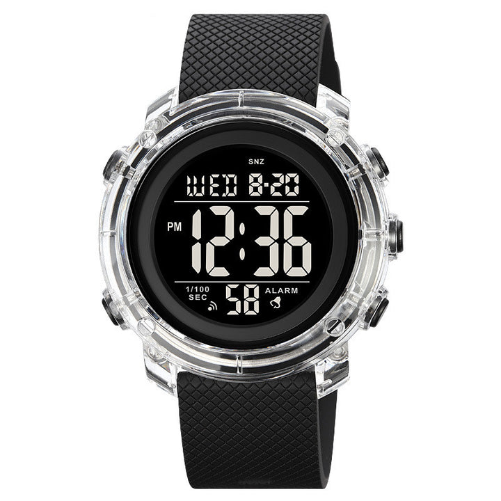 Men's And Women's Electronic Multifunctional Watch in Black | Confetti Living
