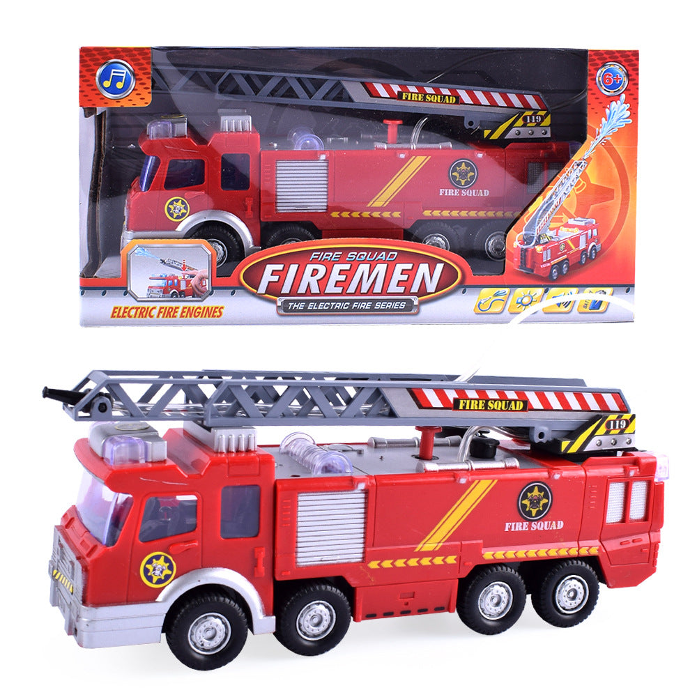 Children's Fire Truck Toy with Simulation Water Spray Model SY732 | Confetti Living