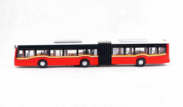 Children's Model Alloy Double-Section Bus in Red | Confetti Living
