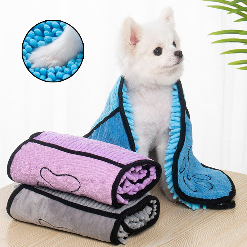 Dogs and Cats Microfiber Bath Towels | Confetti Living