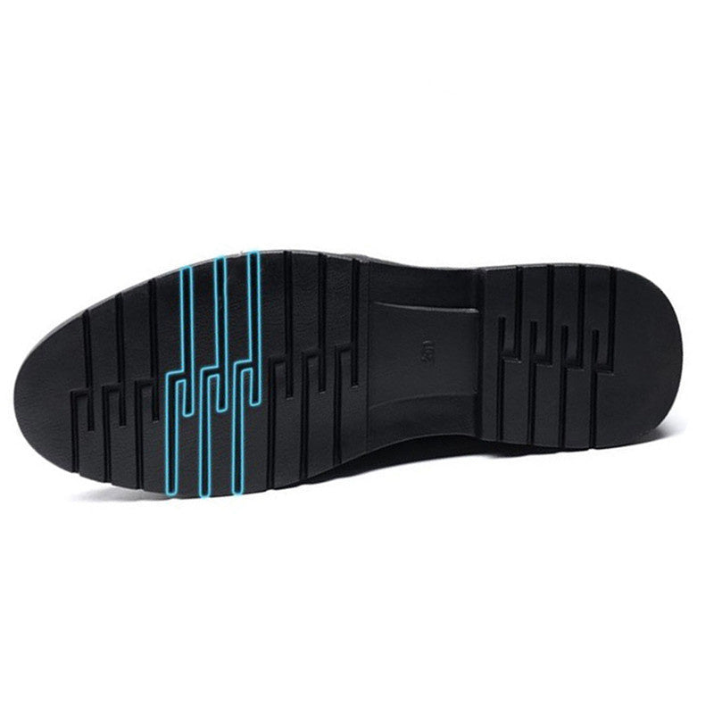 Mens Fashion Casual Leather Soft Sole Insole High Shoes | Confetti Living