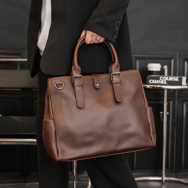 Men's Leather Business Bag | Confetti Living