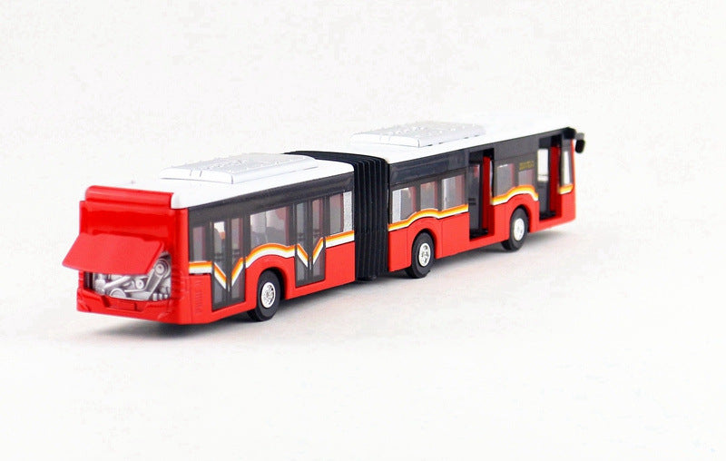 Children's Model Alloy Double-Section Bus in Red | Confetti Living