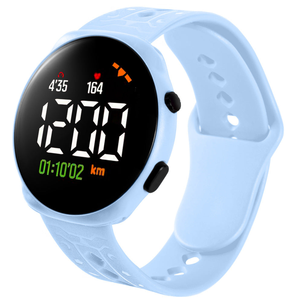 Children's Electronic LED Waterproof Sports Watch in Sky Blued | Confetti Living