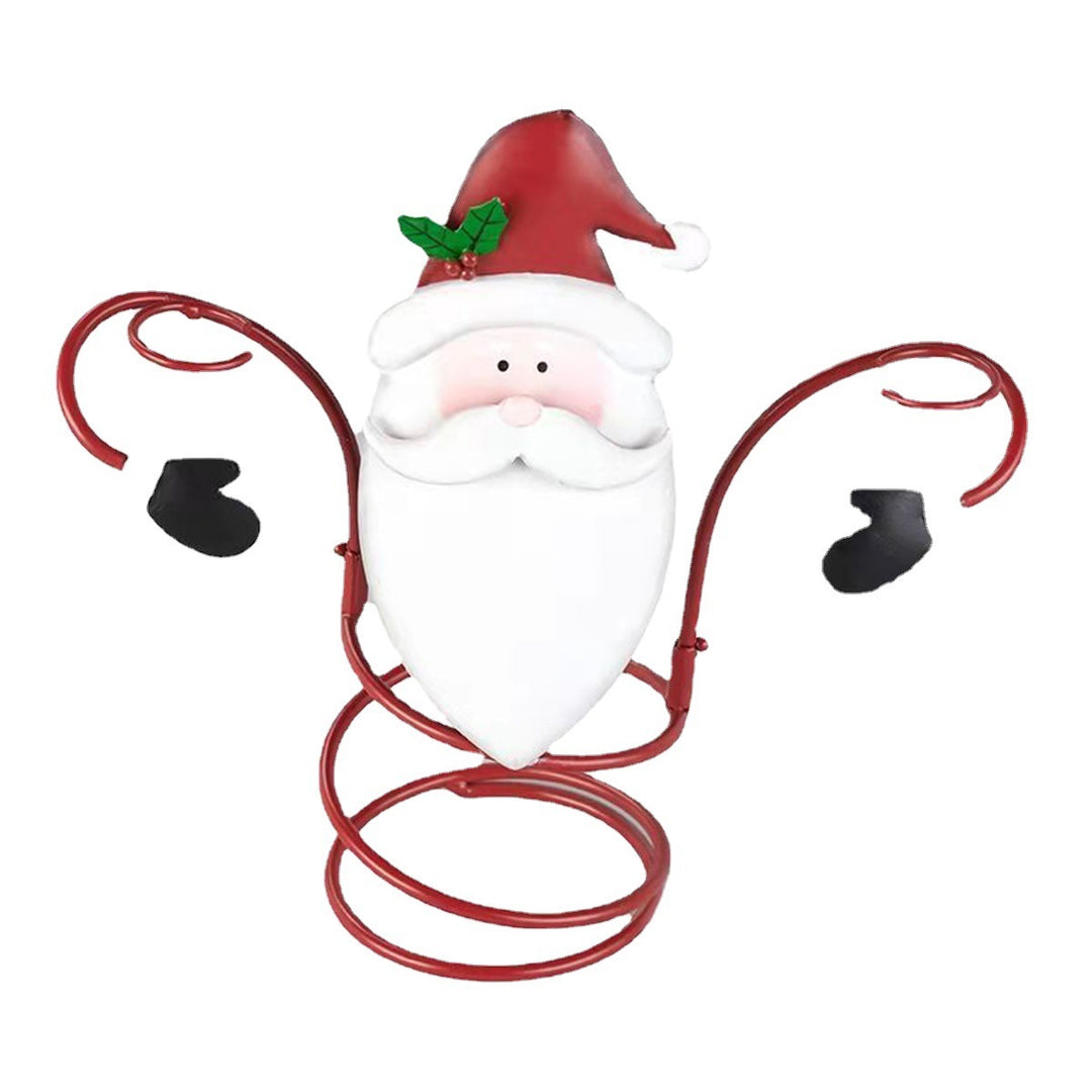 Christmas Decoration Wine Glass Holder Santa Face | Confetti Living
