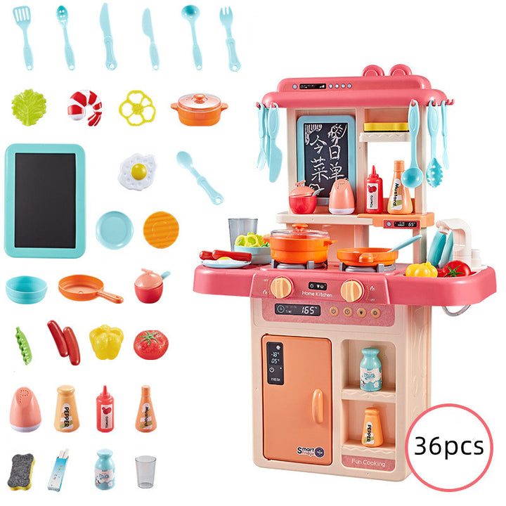 Children's Cooking Kitchen with Light And Sound Effects | Confetti Living