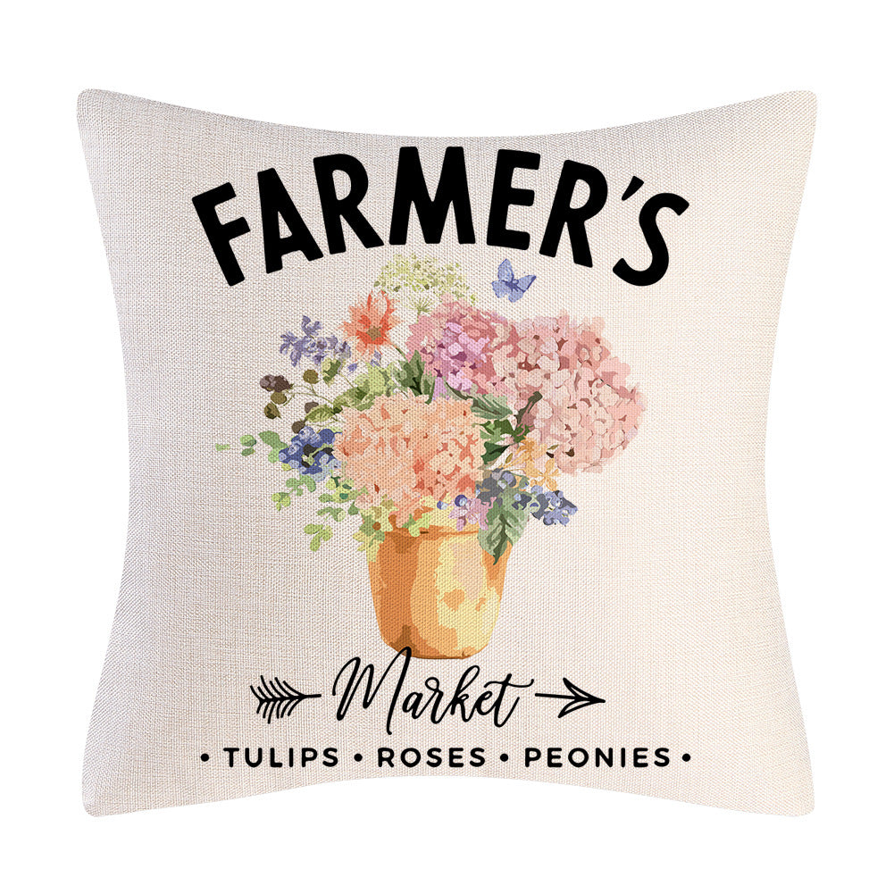 Cushion Cover Farmers Market Designs showing Farmers Market Print | Confetti Living