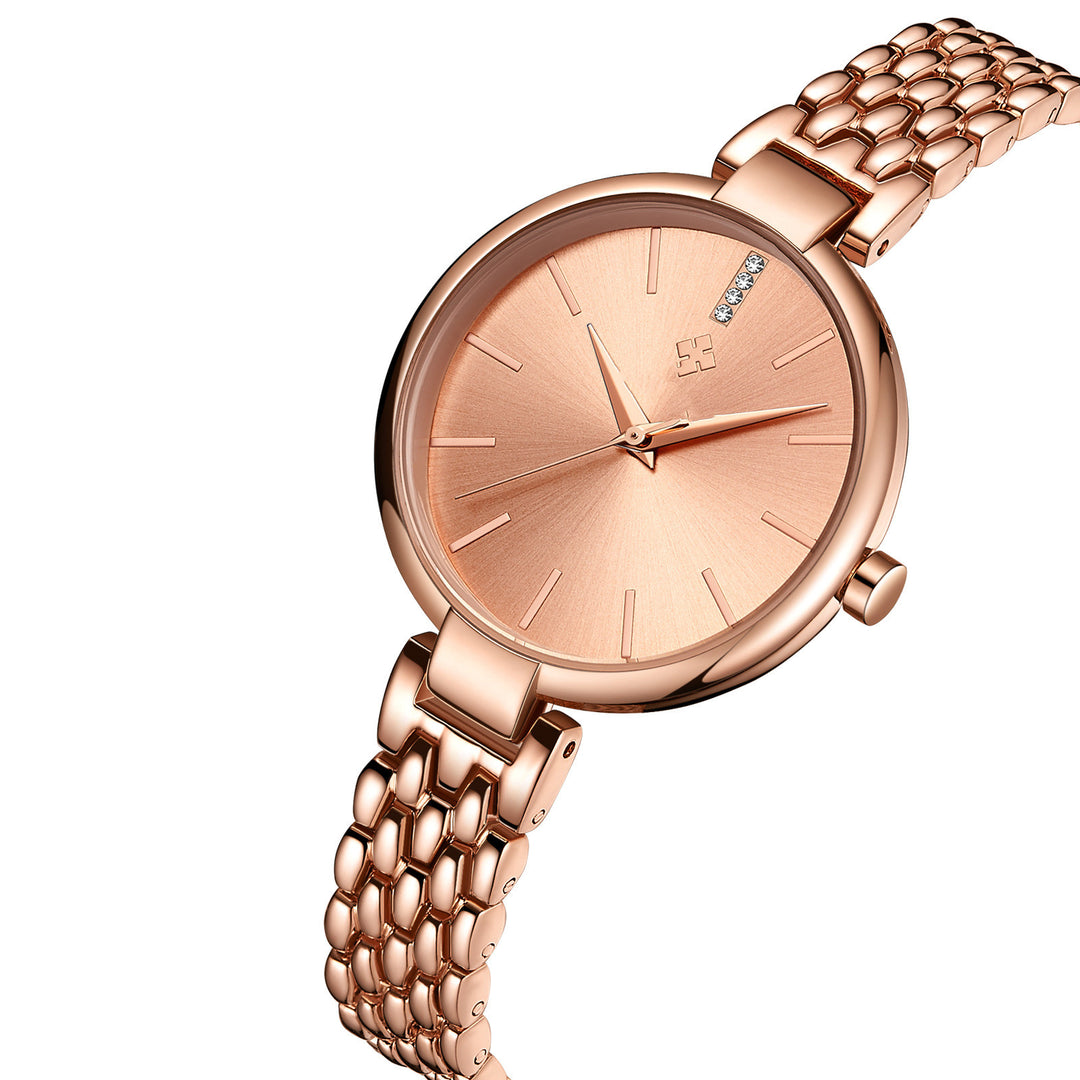 Women's Quartz Watch in Rose Gold | Confetti Living