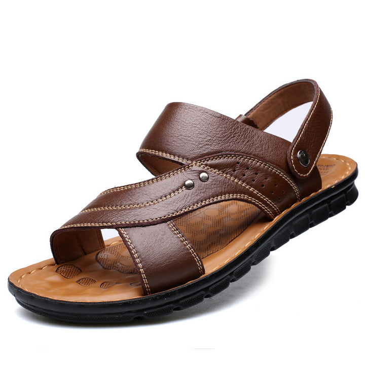 Men's Summer Sandals with Adjustable Back Strap Design