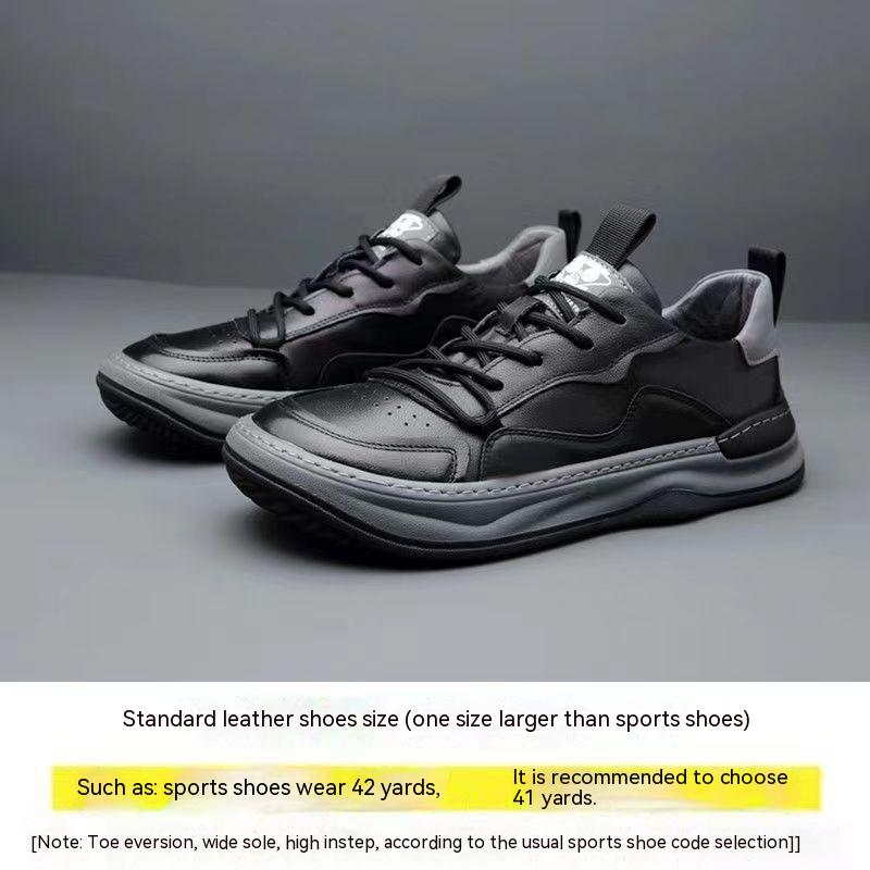 Men's Cowhide Leather Casual Shoes | Confetti Living