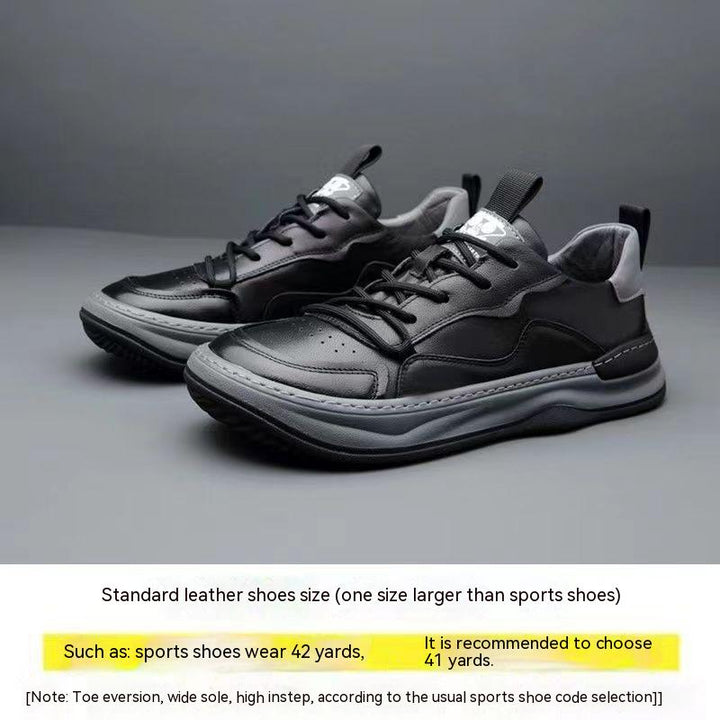 Men's Cowhide Leather Casual Shoes | Confetti Living