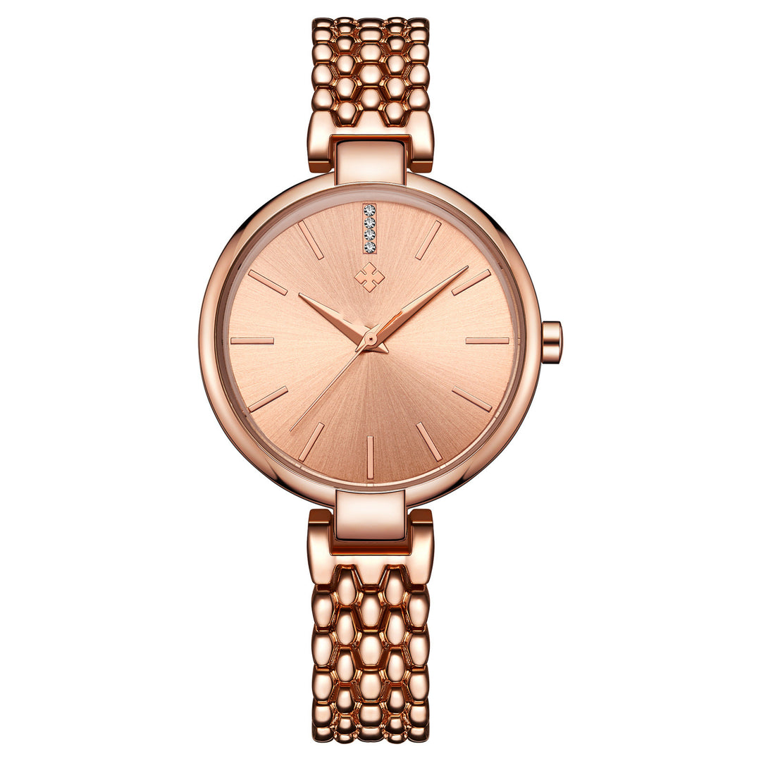 Women's Quartz Watch in Rose Gold | Confetti Living