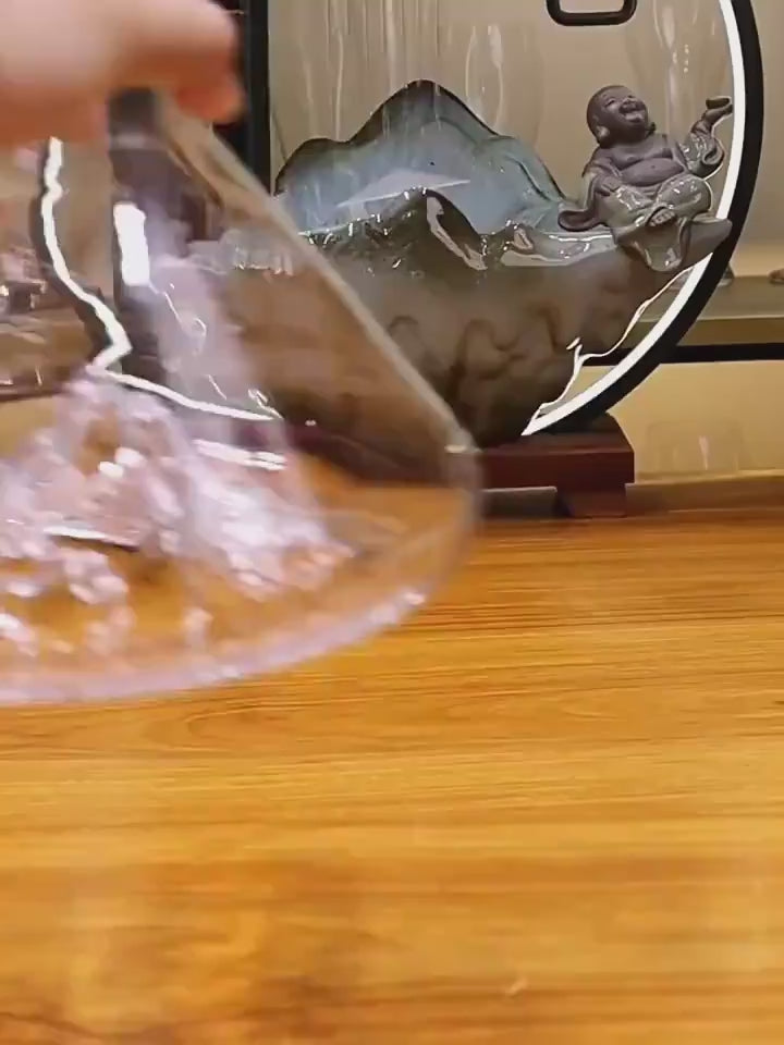 Home Bar Iceberg Waterfall Red Wine Wine Decanter showing Video| Confetti Living