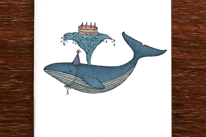 Card - Birthday Whale Greeting Card | Confetti Living