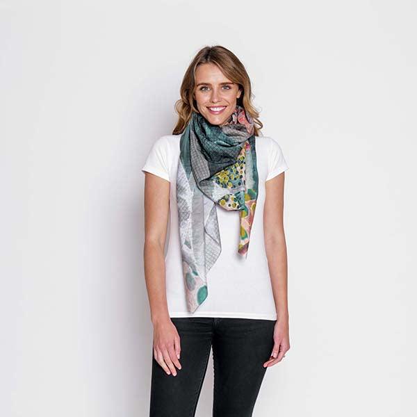 Silk Cotton Scarf CULTIVATE | Confetti Living