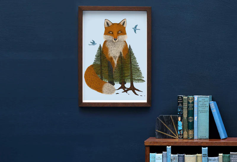 Art Print - Fox in the Woods | Confetti Living