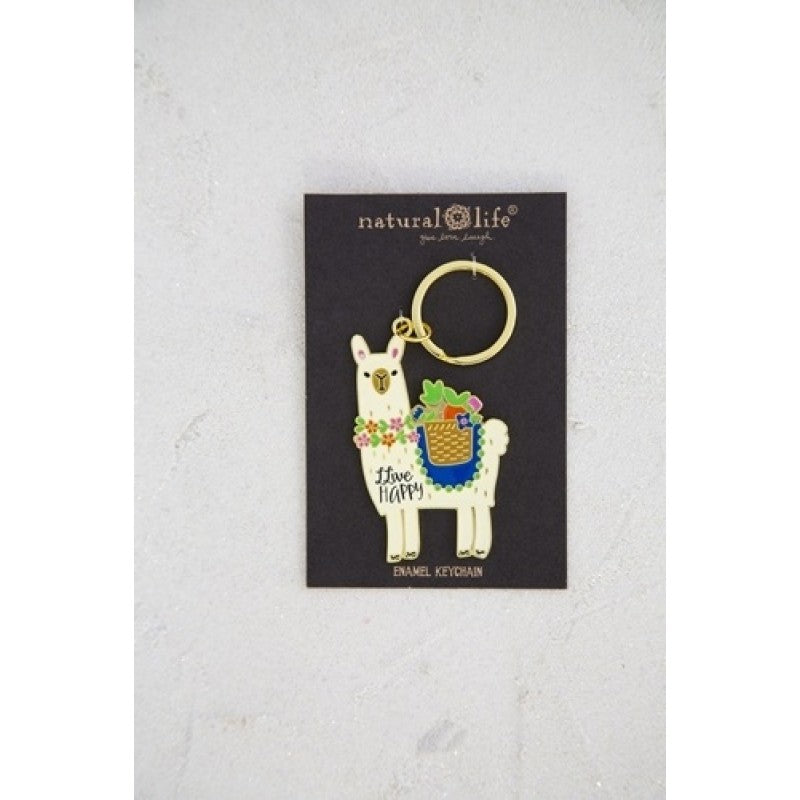 Enamel Key Chain Llama | Confetti Living