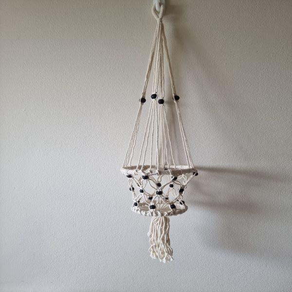 Macrame Hanging Planter - Single Small Natural | Confetti Living