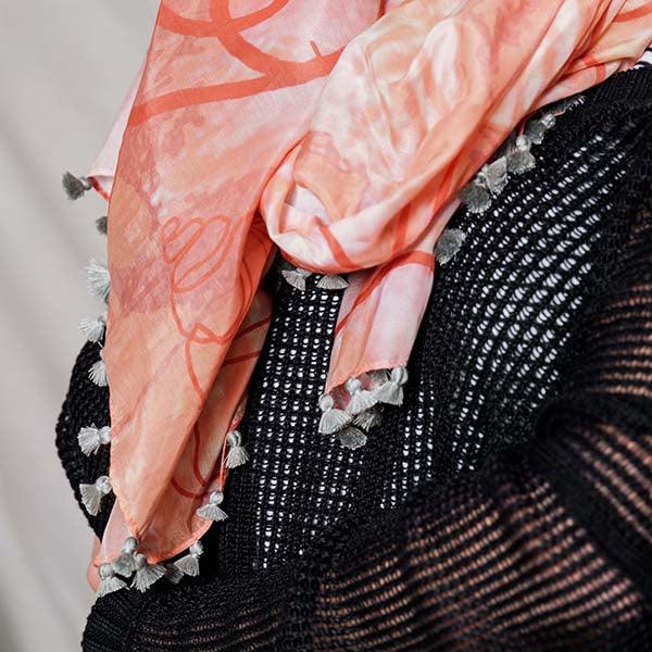 Silk Cotton Scarf MORNING | Confetti Living