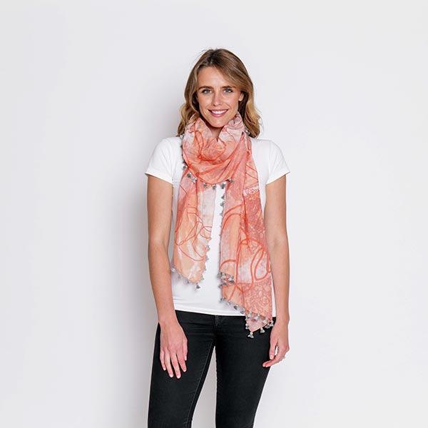 Silk Cotton Scarf MORNING | Confetti Living
