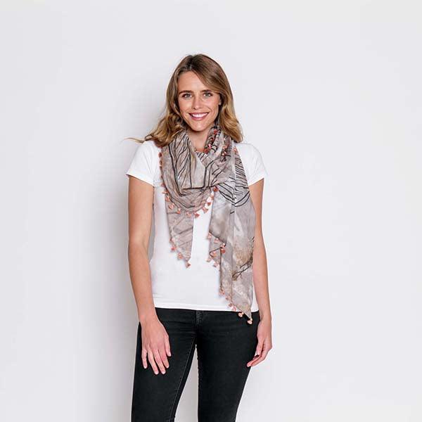 Silk Cotton Scarf NIGHT | Confetti Living