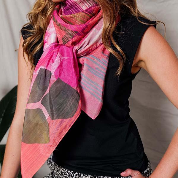 Silk Cotton Scarf NISUS | Confetti Living