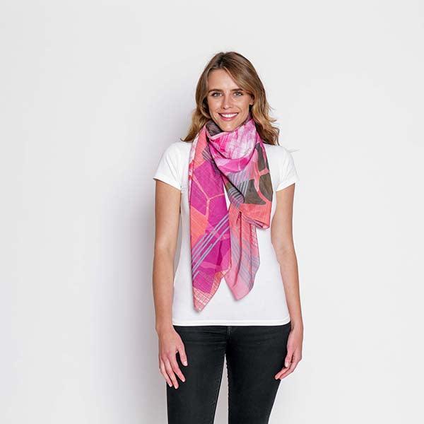 Silk Cotton Scarf NISUS | Confetti Living