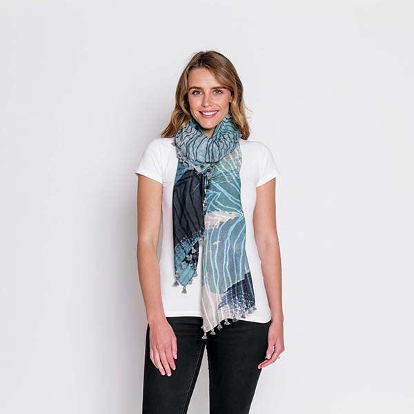 Silk Cotton Scarf NOON | Confetti Living