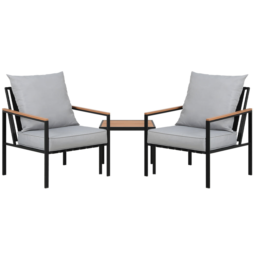 Gardeon 3-piece Outdoor Lounge Setting | Confetti Living