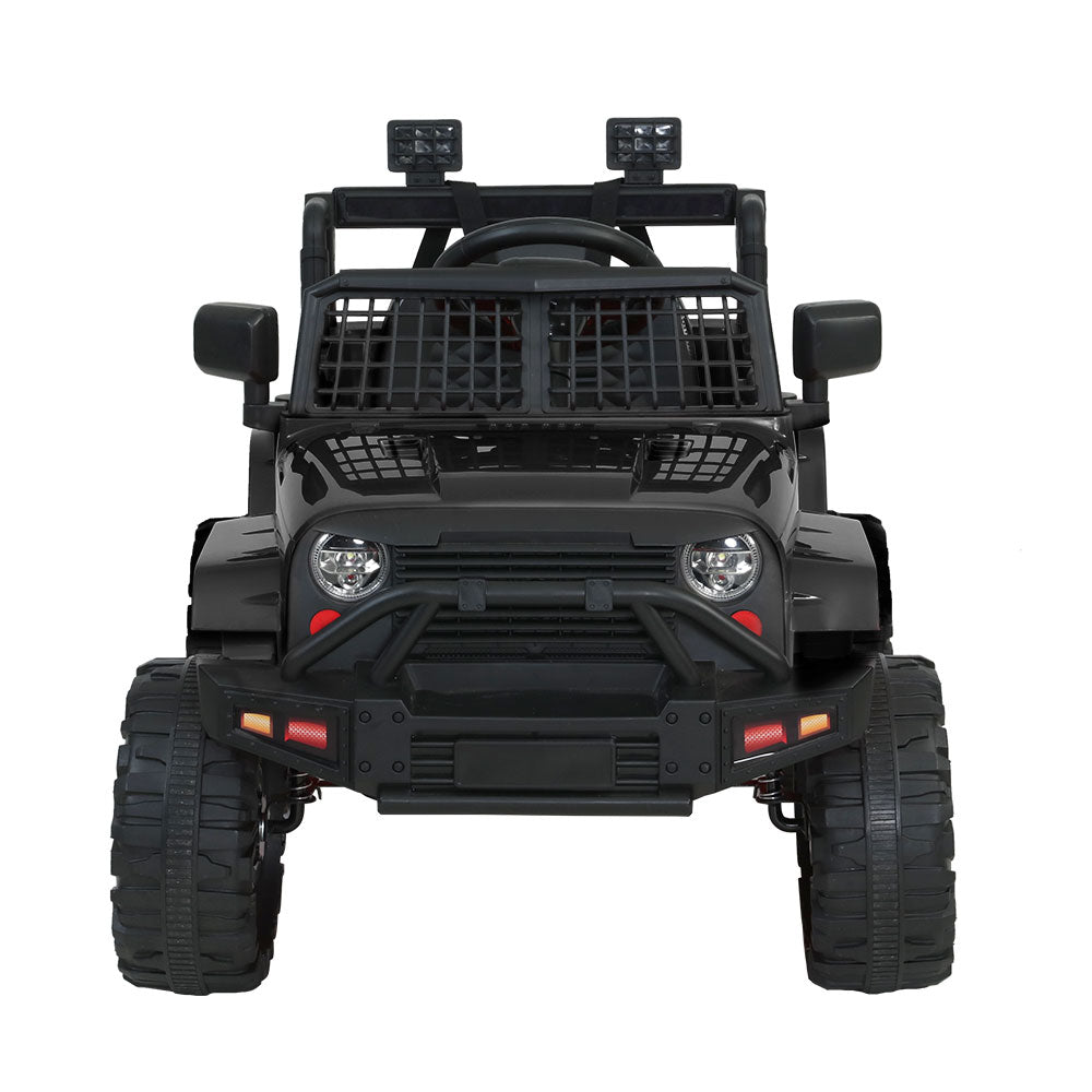 Kids Ride On Jeep Electric 12V Battery RC showing front perspective | Confetti Living